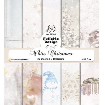 Felicita Design White christmas 3x10 design 15x15cm 200g